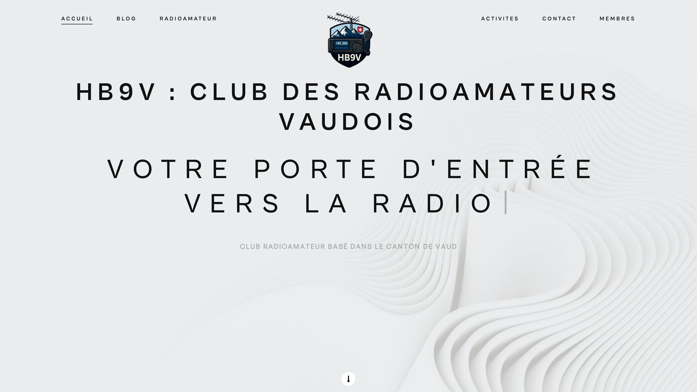 Site du club des radioamateurs vaudois HB9V